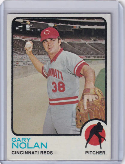 1973 Topps Baseball #260 Gary Nolan card featuring the Cincinnati Reds player
