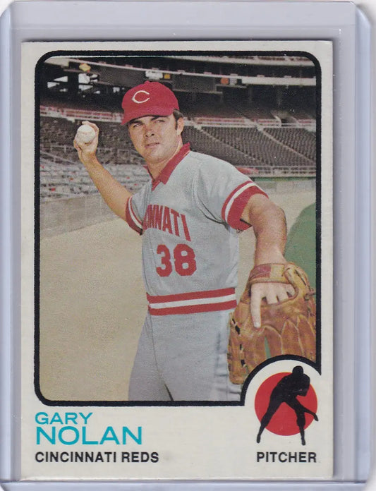 1973 Topps Baseball #260 Gary Nolan card featuring the Cincinnati Reds player