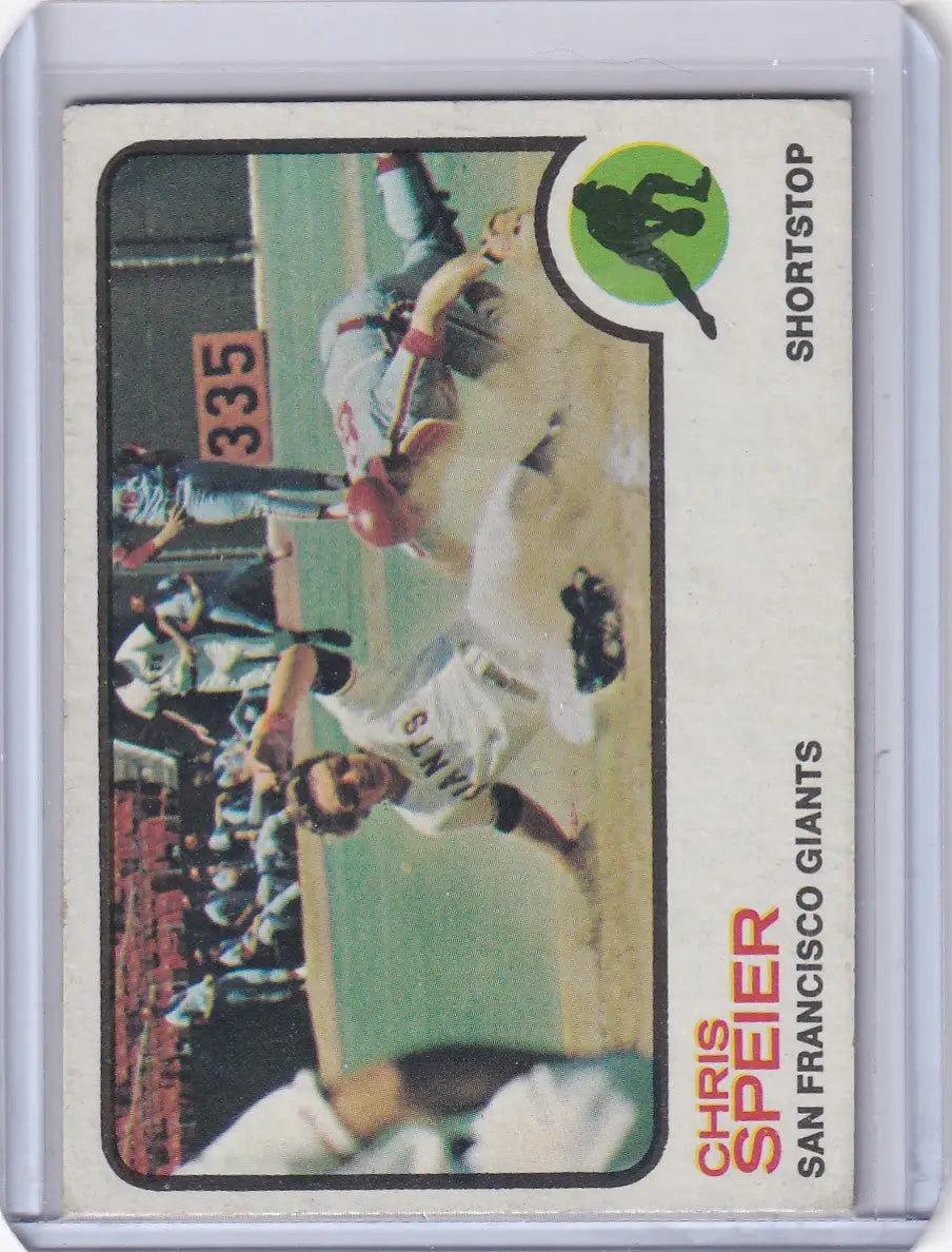 1973 Topps Baseball #273 Chris Speier - San Francisco Giants