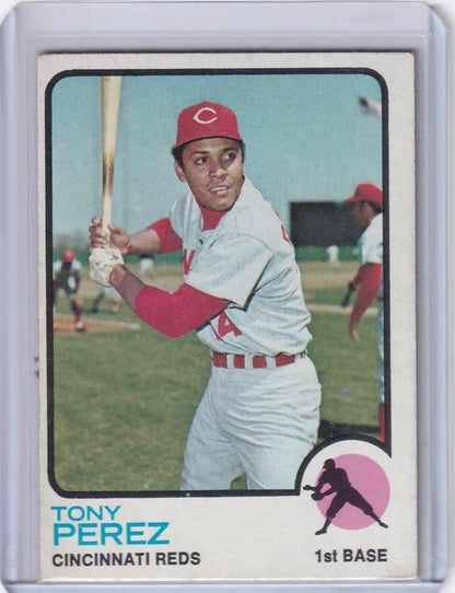 1973 Topps Baseball #275 Tony Perez Cincinnati Reds collectible baseball card