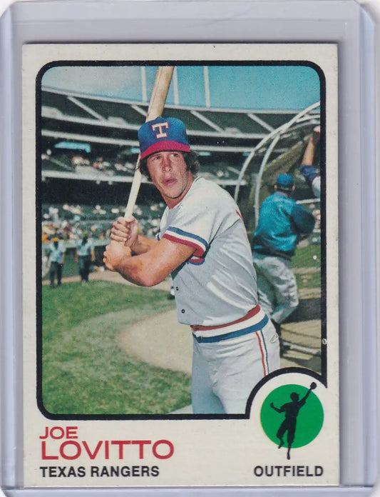 1973 Topps Baseball #276 Joe Lovitto Texas Rangers rookie card collectible image