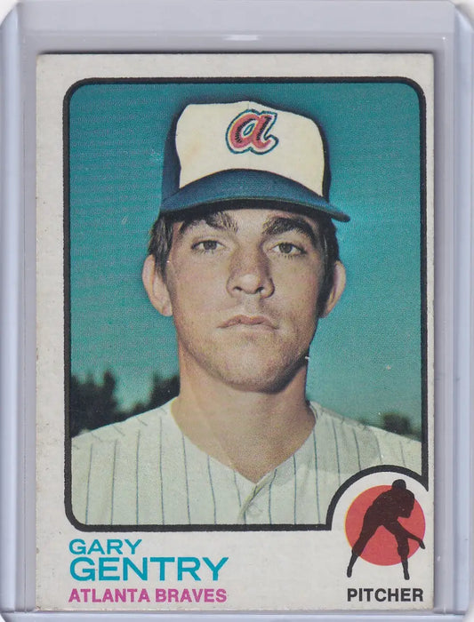 1973 Topps Baseball #288 Gary Gentry card featuring the Atlanta Braves