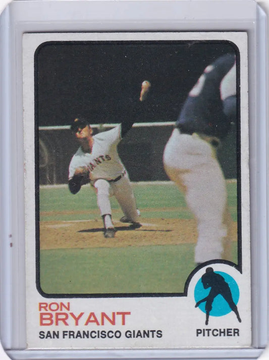 1973 Topps Baseball #298 Ron Bryant - San Francisco Giants - Baseball Card Single
