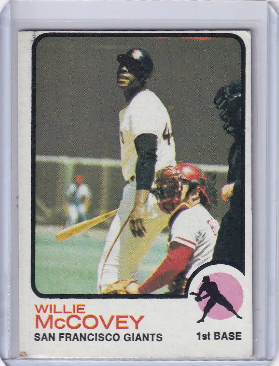 1973 Topps Baseball Willie McCovey San Francisco Giants trading card