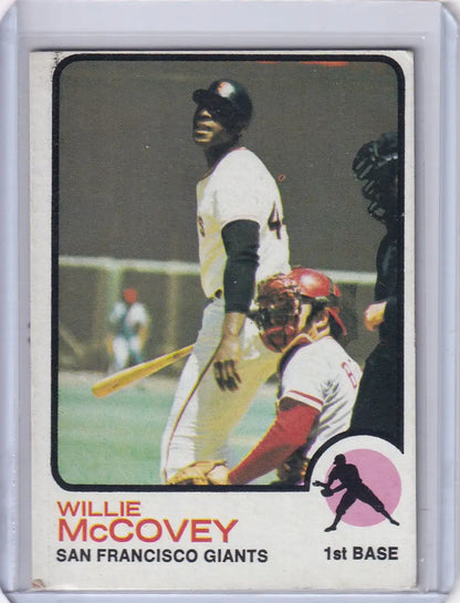 1973 Topps Baseball Willie McCovey San Francisco Giants trading card