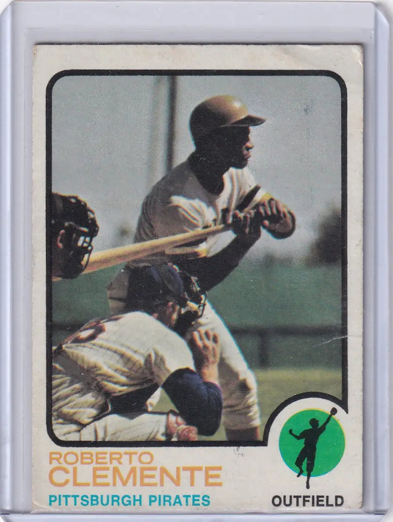 1973 Topps Baseball #50 Roberto Clemente - Pittsburgh Pirates - Baseball Card Single
