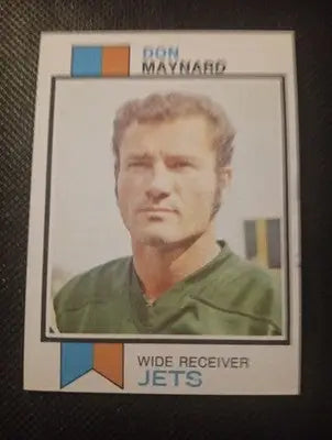 1973 Topps - Don Maynard #175. NY Jets. VG+ - EX - Football Card Single