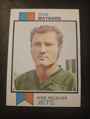 1973 Topps - Don Maynard #175. NY Jets. VG+ - EX - Football Card Single