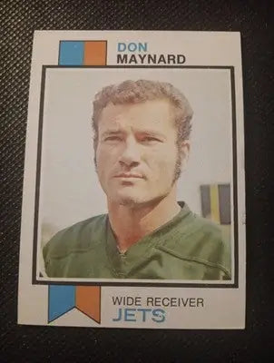 1973 Topps - Don Maynard #175. NY Jets. VG+ - EX - Football Card Single