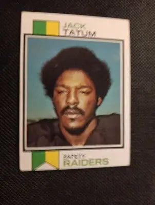 1973 Topps - Jack Tatum #288 (RC). Raiders. EX - Football Card Single