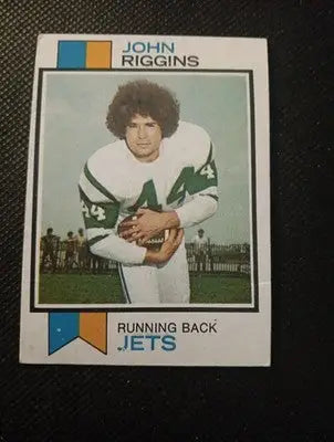 1973 Topps - John Riggins #245. NY Jets. EX - Football Card Single