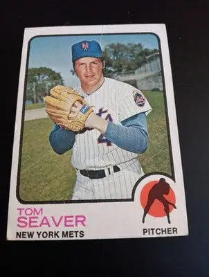 1973 Topps - Tom Seaver #350. NY Mets. VG+ - Baseball Card Single