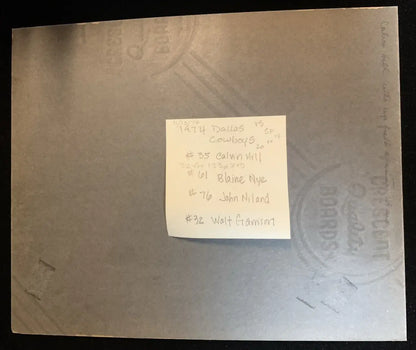 1974 Calvin Hill Dave Campbell’s Magazine Dallas Cowboys 8x10 Proof Board Photo - Sports Memorabilia