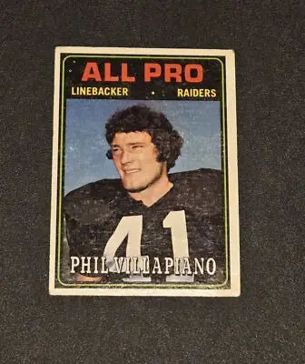 1974 Topps #139 Phil Villapiano - Football Card Single