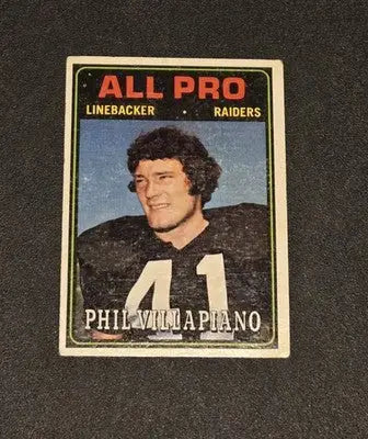 1974 Topps #139 Phil Villapiano - Football Card Single