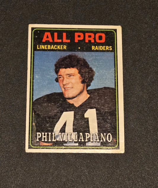 1974 Topps #139 Phil Villapiano - Trading Card