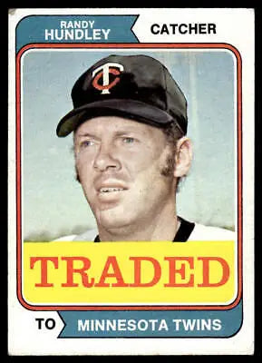 Randy Hundley Traded baseball card from 1974 Topps #319T featuring the player’s image