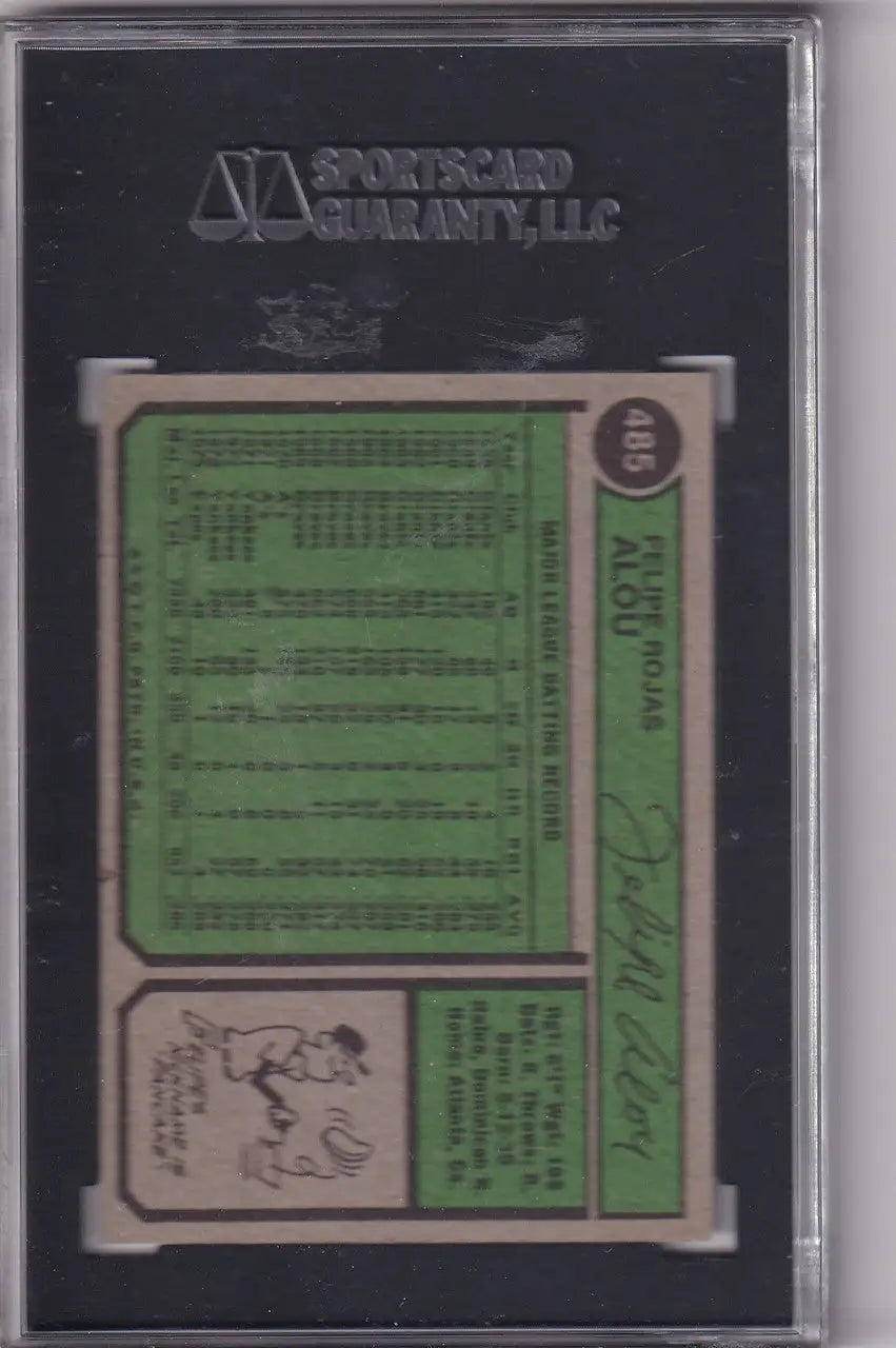 Graded baseball card of Jackie Hernandez SGC 8.5 Pittsburgh Pirates 1974 Topps #566