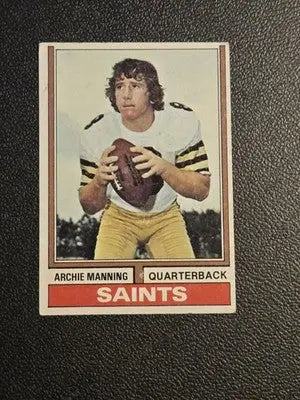 1974 Topps #70 Archie Manning - Football Card Single
