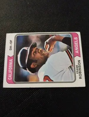 1974 Topps - Frank Robinson #55. California Angels. EX+ - Baseball Card Single