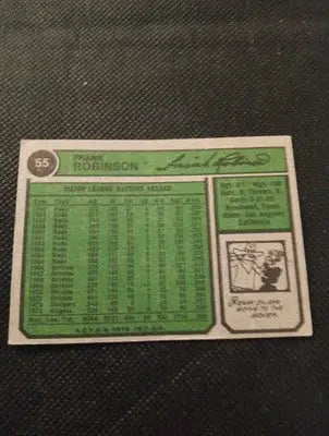 1974 Topps - Frank Robinson #55. California Angels. EX+ - Baseball Card Single