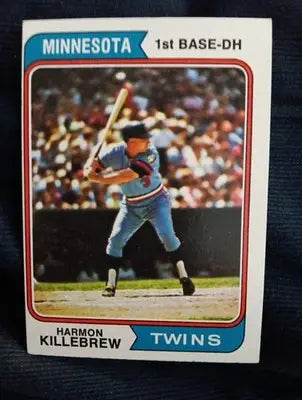 1974 Topps - Harmon Killebrew #400. Twins. EX - Baseball Card Single