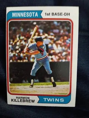 1974 Topps - Harmon Killebrew #400. Twins. EX - Baseball Card Single