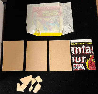 Vintage Topps Marvel Comic Book Stickers Pack with Captain America wrapper and cards