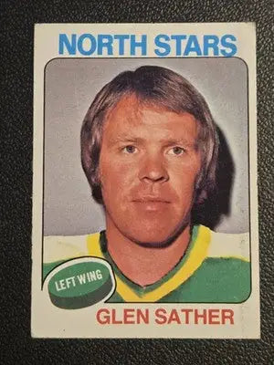 1975-76 Topps #222 Glen Sather - Hockey Card Single