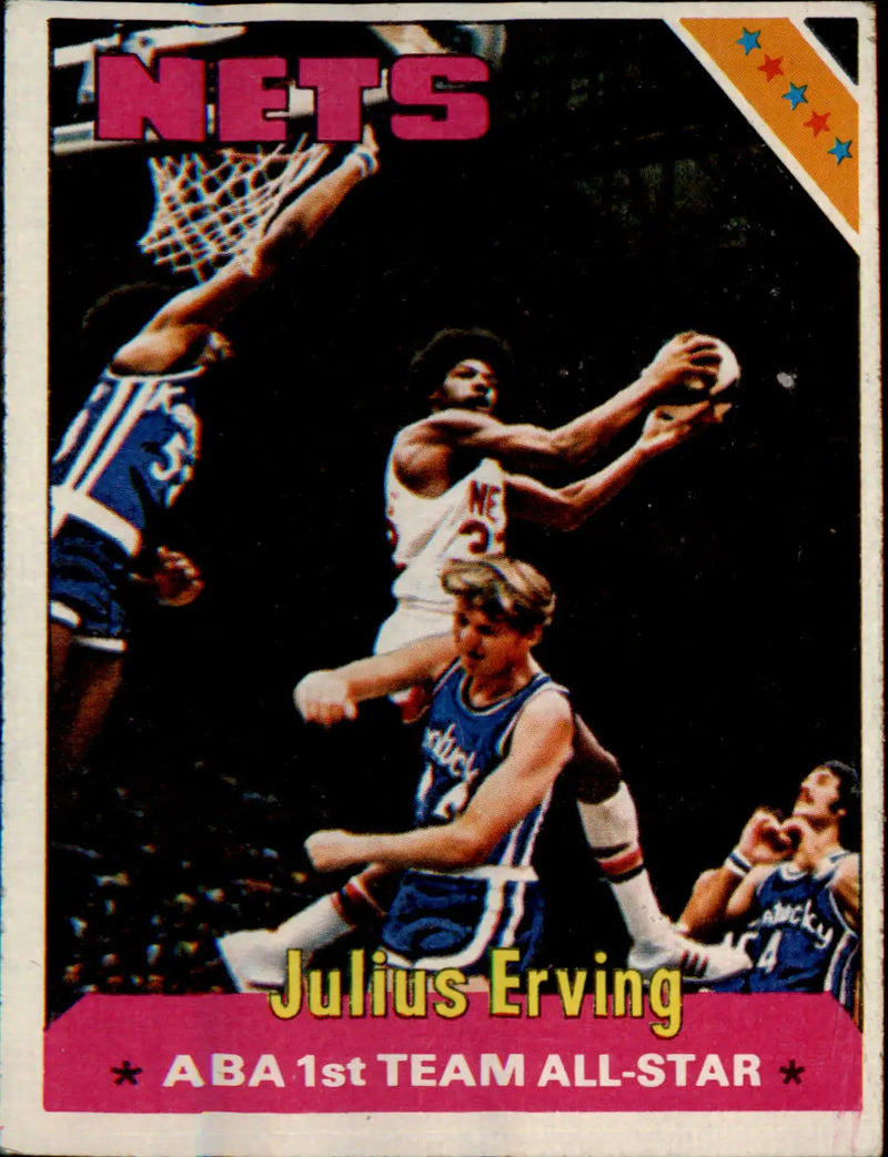 1975-76 Topps #300 Julius Erving - Basketball Card Single