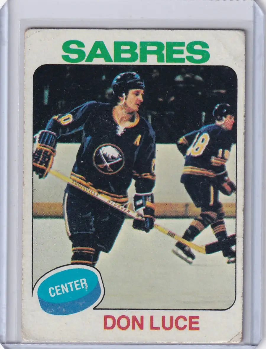 1975-76 Topps Hockey #113 Don Luce - Buffalo Sabres