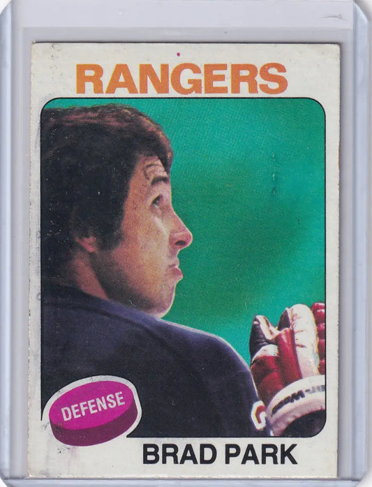 1975-76 Topps Hockey #260 Brad Park - New York Rangers