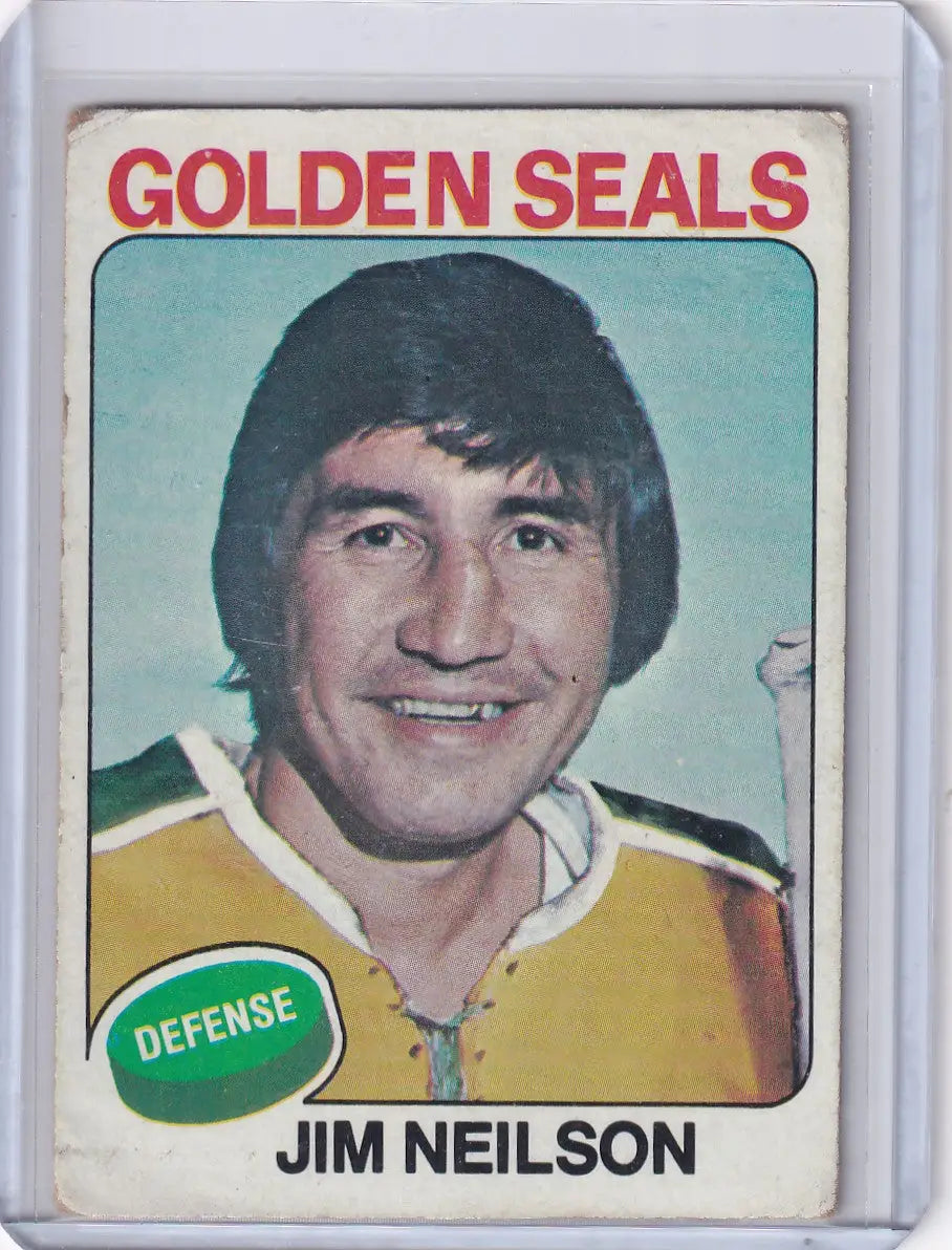 1975-76 Topps Hockey #270 Jim Neilson - California Golden Seals