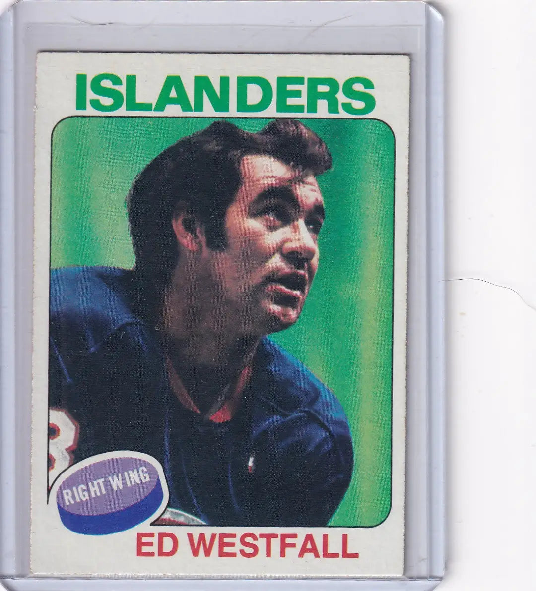 1975-76 Topps Hockey #302 Ed Westfall - New York Islanders