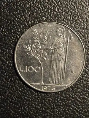 1975 Italy 100 Lira Coin - Copper-Nickel - Beautiful Condition - Coins & Currency