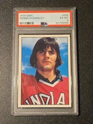 1975 SSPC Dennis Eckersley #506 Baseball Card PSA 6 Graded Cleveland Indians - Baseball Card Single