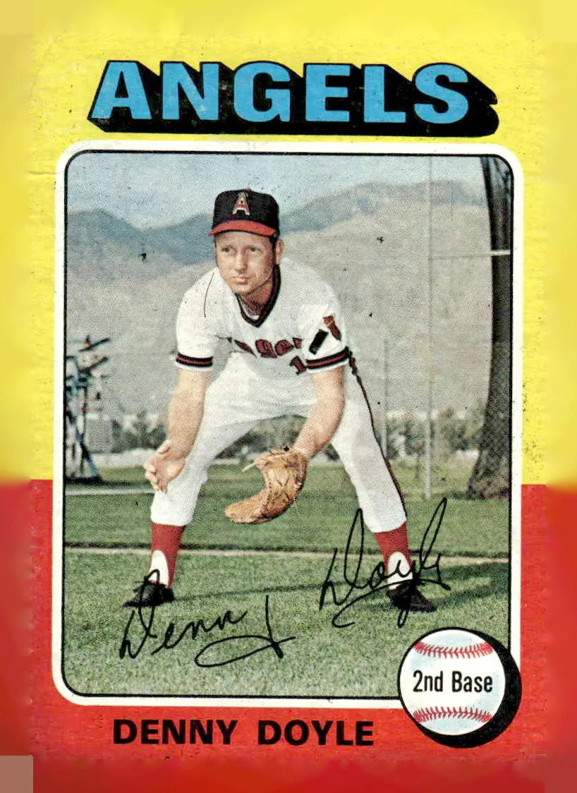 1975 Topps #187 Denny Doyle - Baseball Card Single