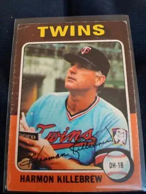 1975 Topps - Harmon Killebrew #640. Twins. High number. VG+. Edge wear. - Baseball Card Single