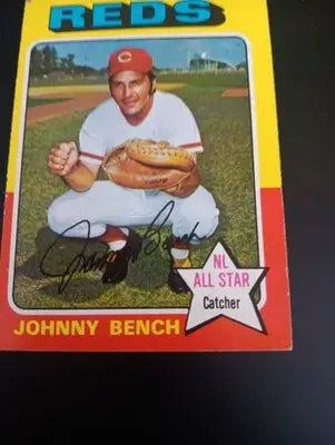 1975 Topps - Johnny Bench #260. Cincinnati Reds. VG+