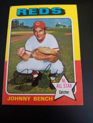 1975 Topps - Johnny Bench #260. Cincinnati Reds. VG+