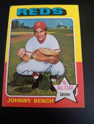 1975 Topps - Johnny Bench #260. Cincinnati Reds. VG+
