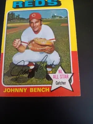 1975 Topps - Johnny Bench #260. Cincinnati Reds. VG+