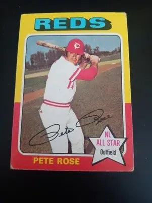 1975 Topps - Pete Rose #320. Cincinnati Reds. VG+