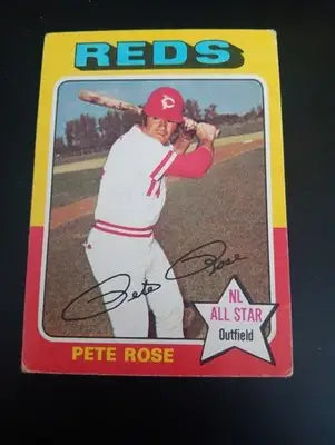 1975 Topps - Pete Rose #320. Cincinnati Reds. VG+