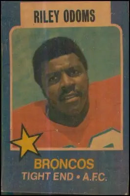 1975 Wonder Bread #14 Riley Odoms - Football Card Single