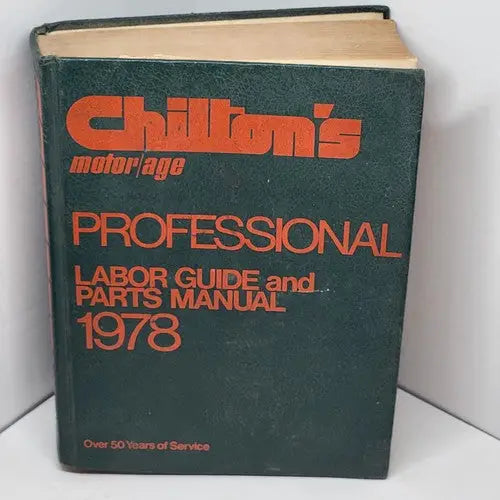 1976 Chilton’s Professional Automotive Service Manual Very Good Condition - Other