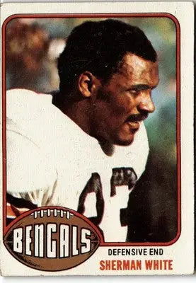 1976 Topps #168 Sherman White - Football Card Single