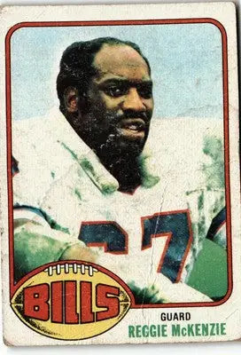 1976 Topps #174 Reggie McKenzie - Football Card Single