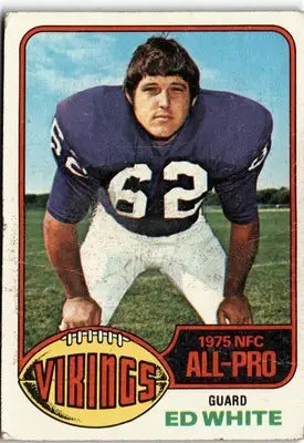 1976 Topps #230 Ed White - Football Card Single