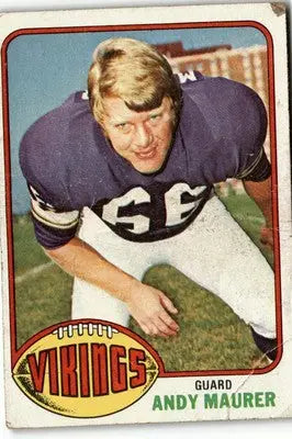 1976 Topps #309 Andy Maurer - Football Card Single